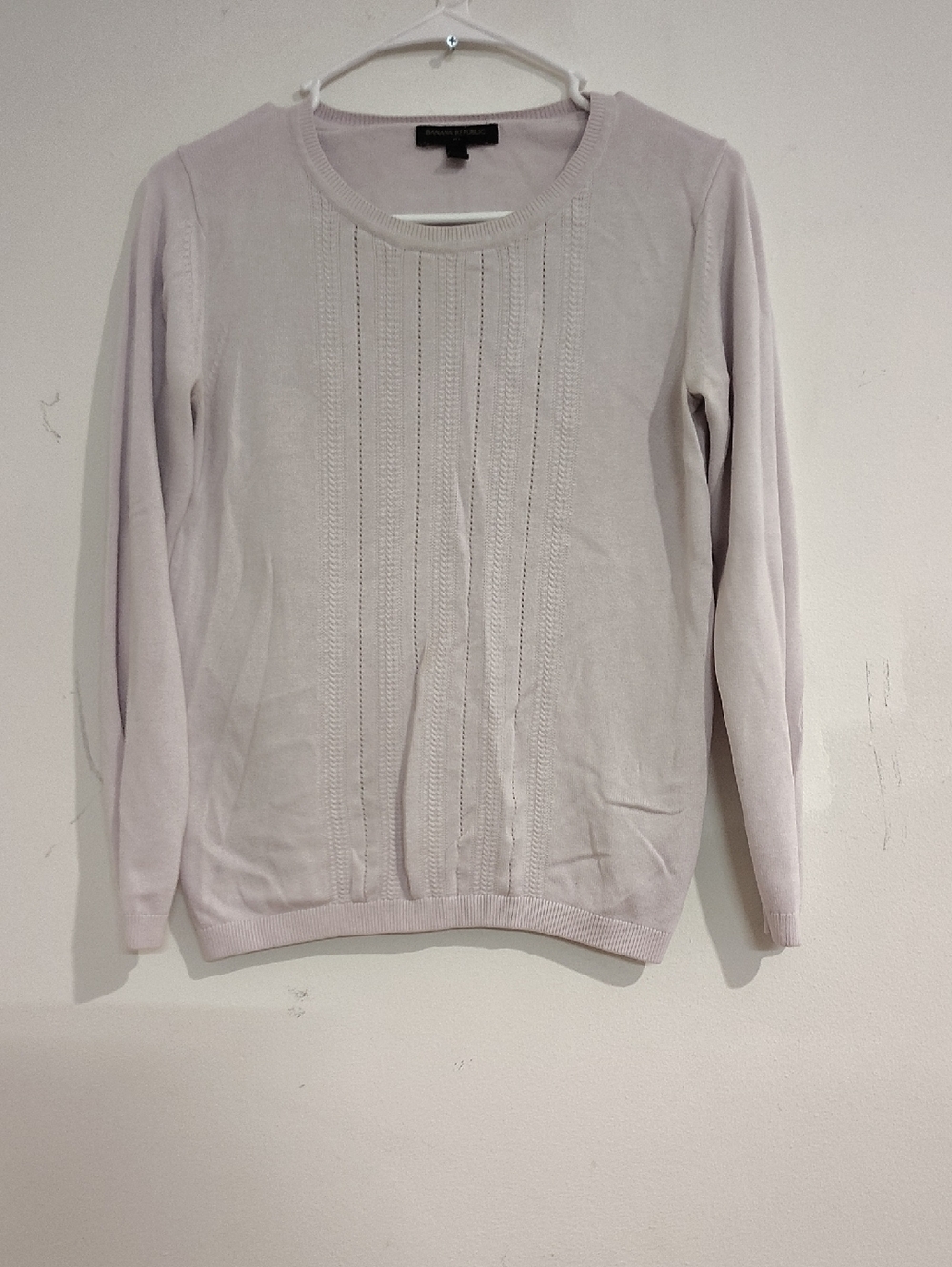 Banana Republic Crewneck Sweater in Light Lavender